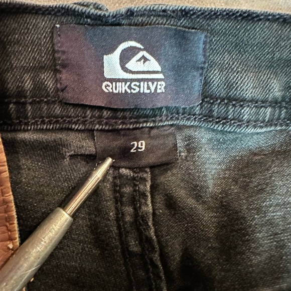 Quicksilver black jeans spandex size 29 - Picture 3 of 5